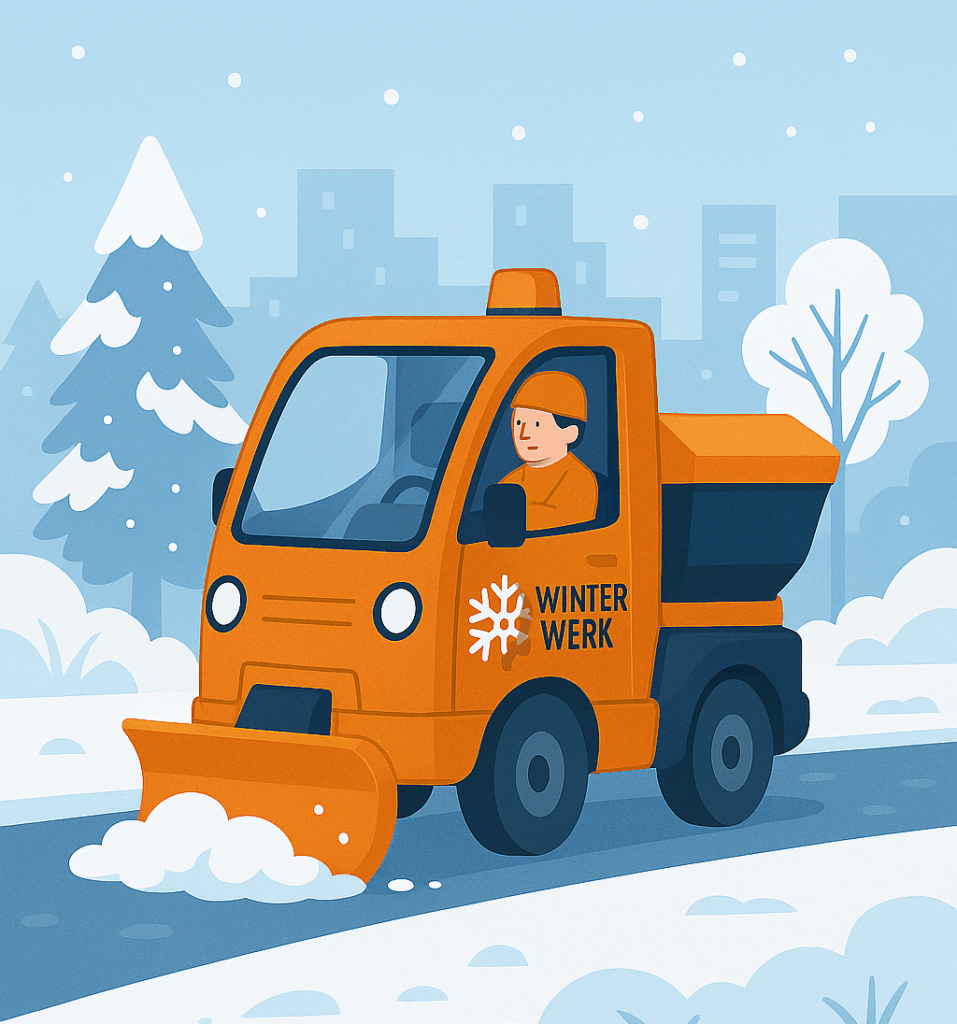 Winterdienst Wien – Schneeräumung Fahrzeug